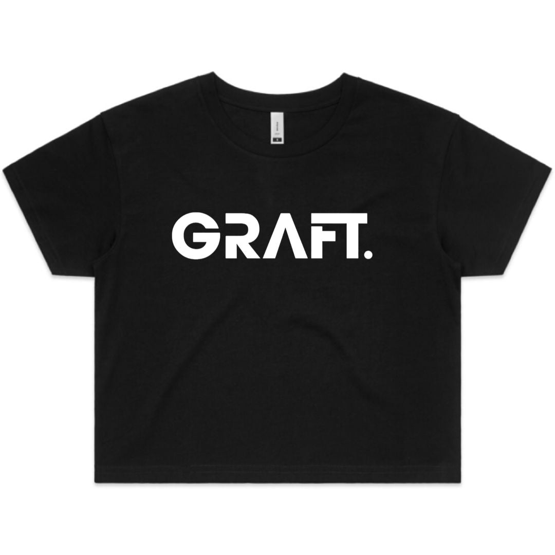 Black Cropped T-Shirt