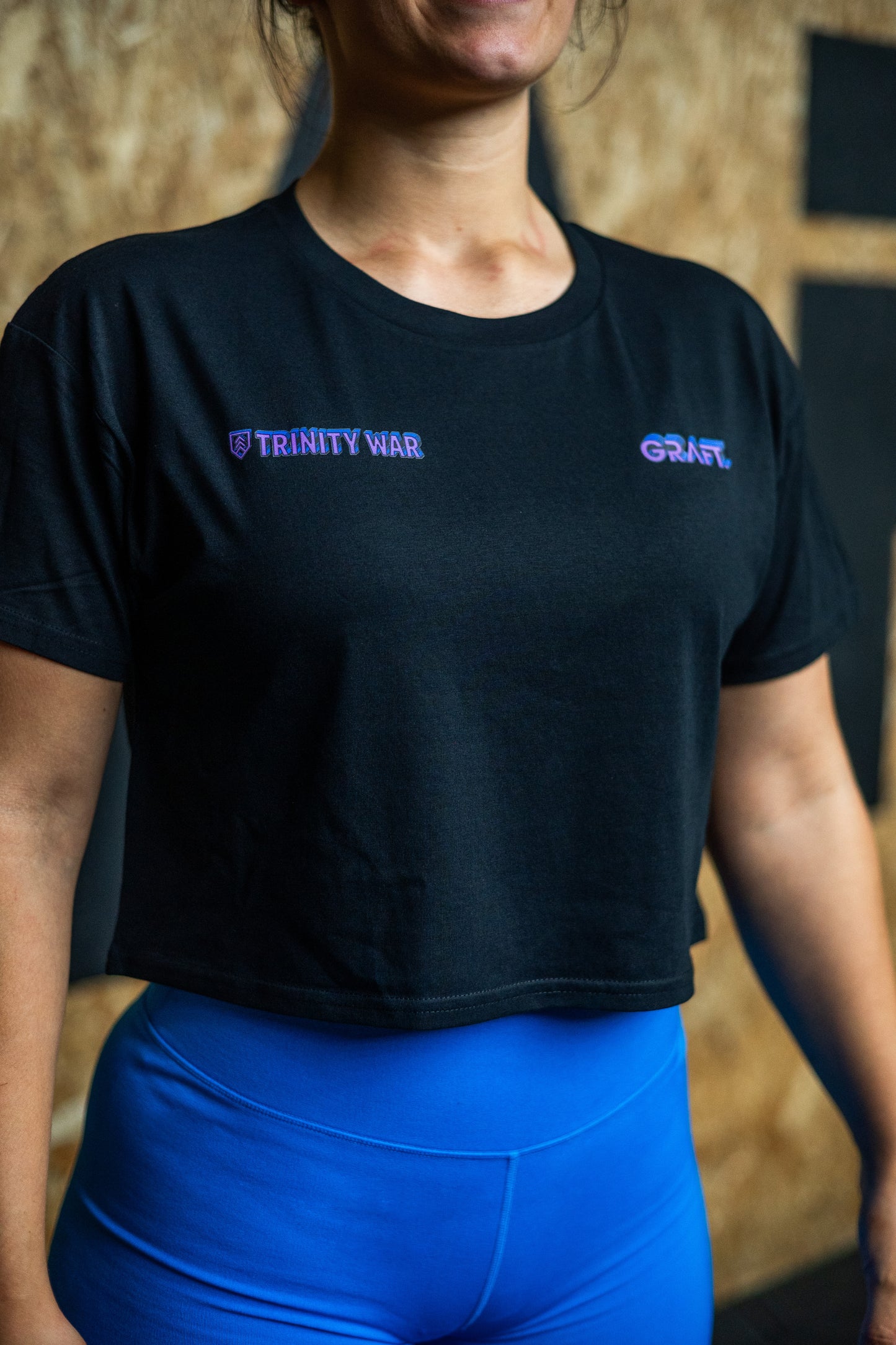 CrossFit Licensed Trinity War Official Cropped T-Shirt