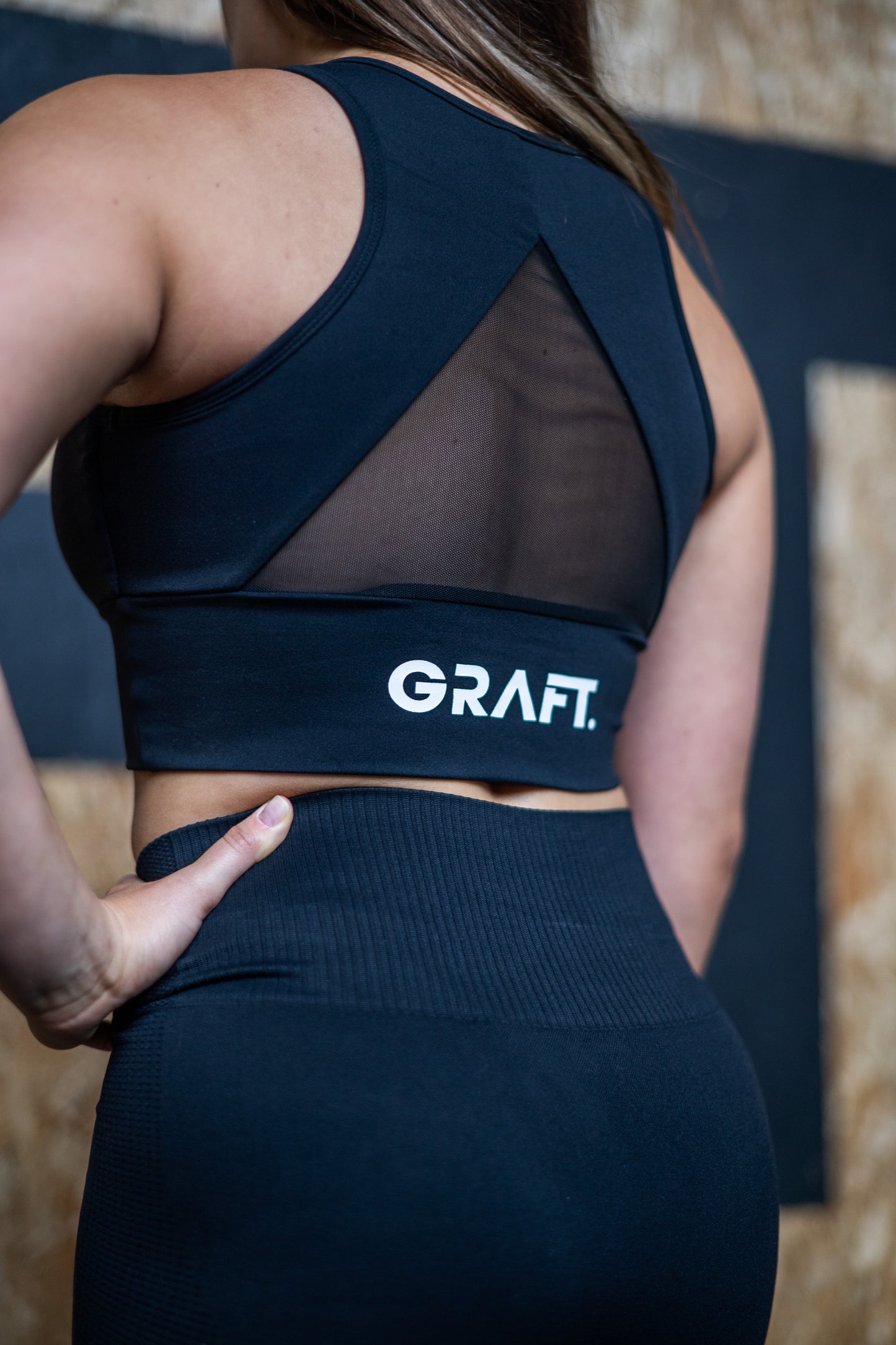 GRAFT Black Women's Sports Bra