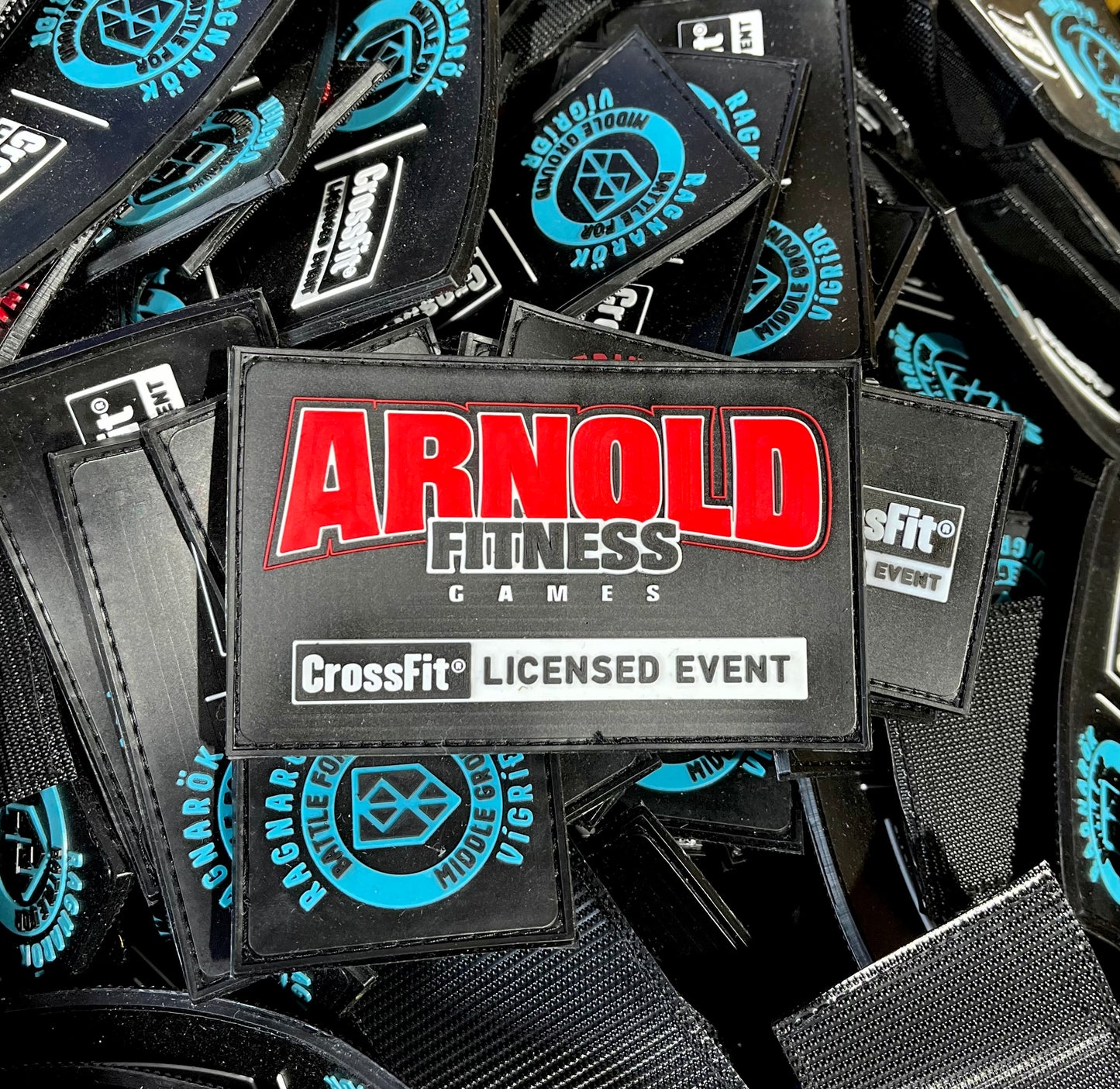 Arnold Fitness Games Velcro Patch