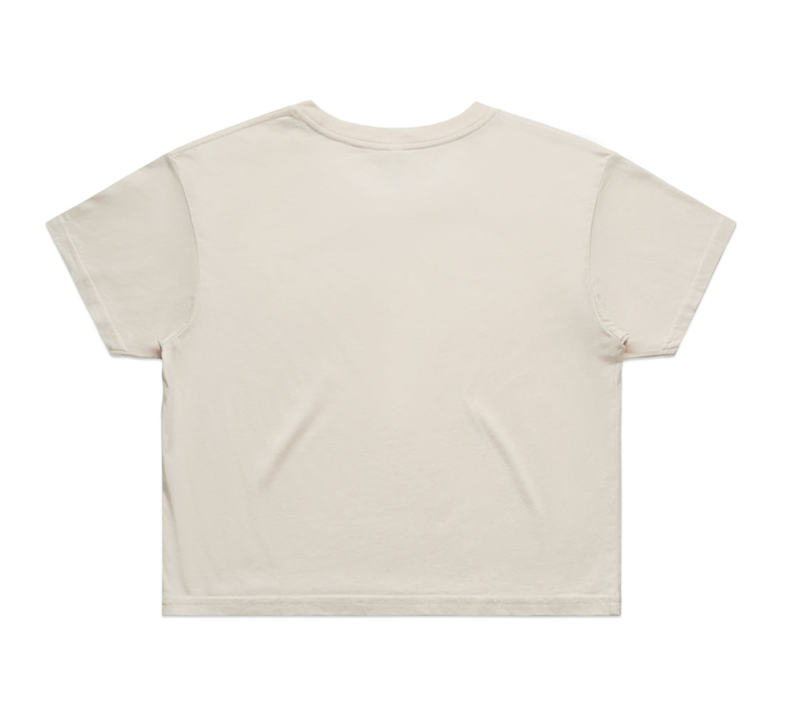 Sand Cropped T-Shirt