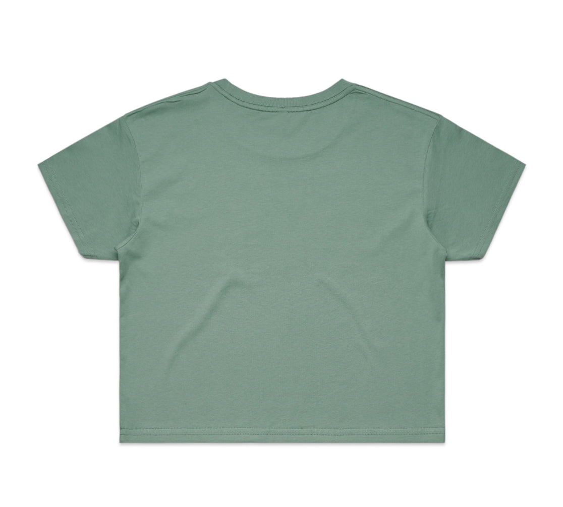 Sage Green Cropped T-Shirt