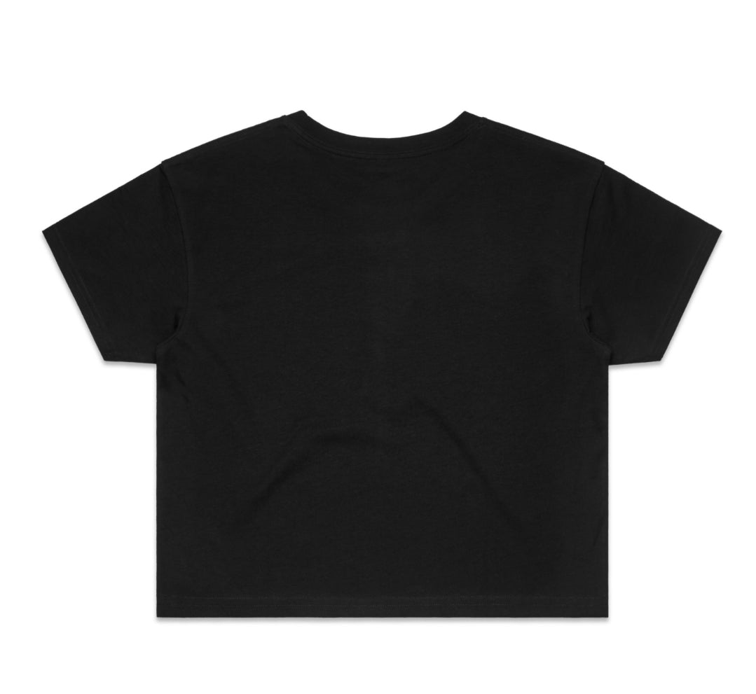 Black Cropped T-Shirt