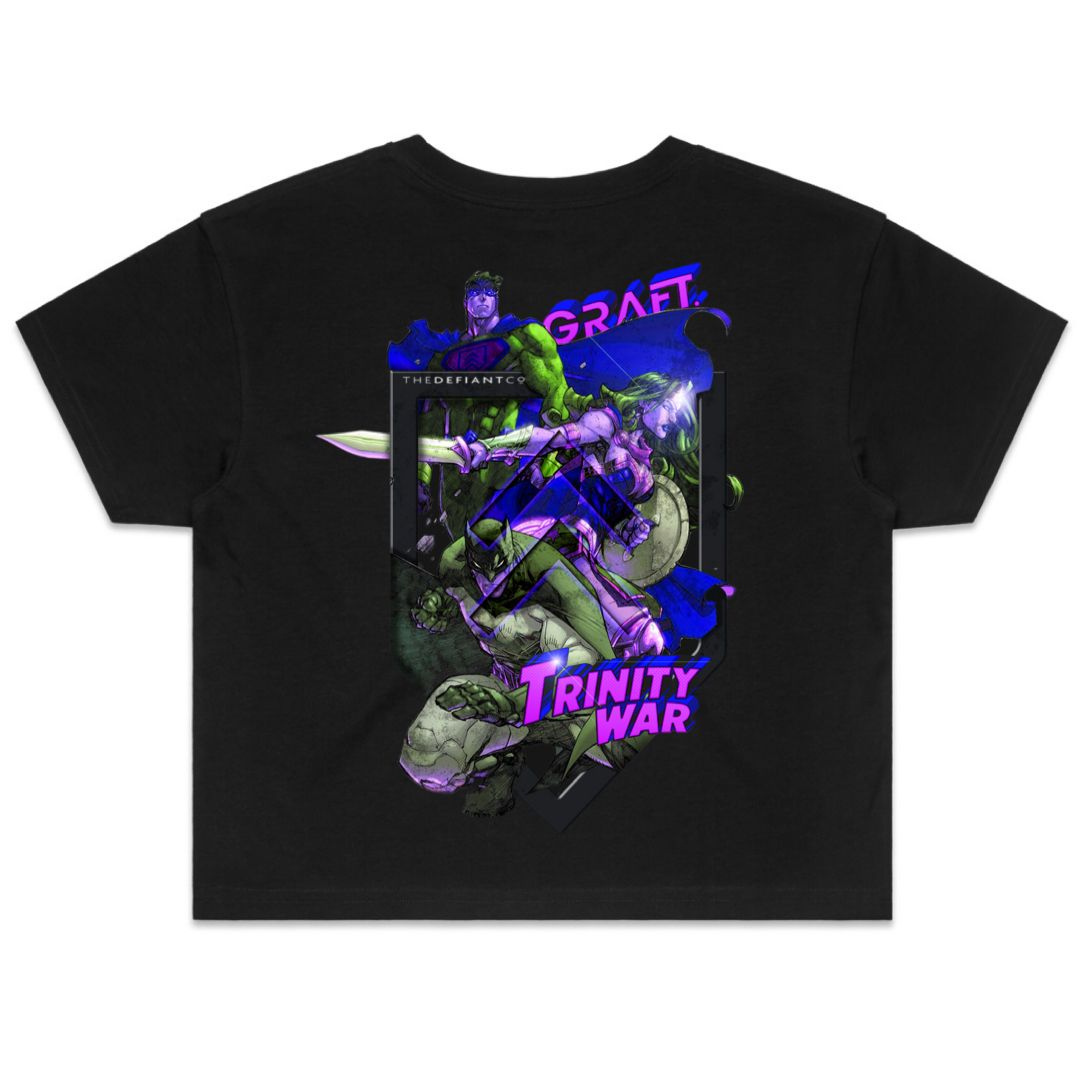 CrossFit Licensed Trinity War Official Cropped T-Shirt