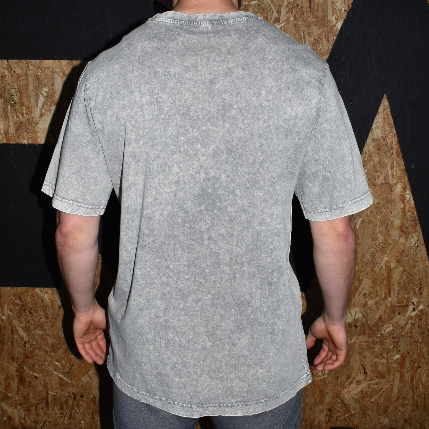 GRAFT Grey Acid Wash T-Shirt